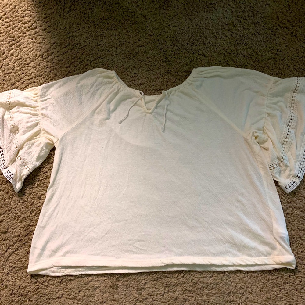 Cream dress shirt